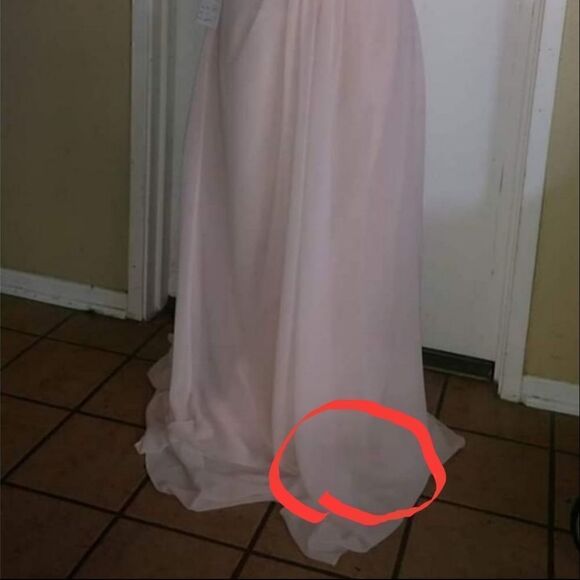 Bill levkoff light pink bridesmaid/gown - Picture 5 of 11